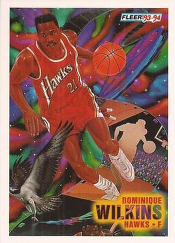 #237 Dominique Wilkins - Atlanta Hawks - 1993-94 Fleer Basketball
