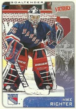 #237 Mike Richter - New York Rangers - 2001-02 Upper Deck Victory Hockey