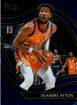 #237 Deandre Ayton - Phoenix Suns - 2020-21 Panini Select - Blue Basketball