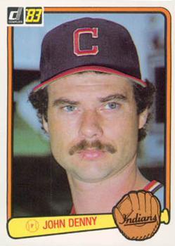 #237 John Denny - Cleveland Indians - 1983 Donruss Baseball