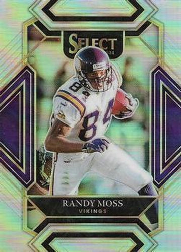 #237 Randy Moss - Minnesota Vikings - 2021 Panini Select - Silver Prizm Football