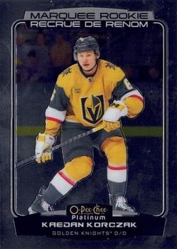 #237 Kaedan Korczak - Vegas Golden Knights - 2022-23 O-Pee-Chee Platinum Hockey