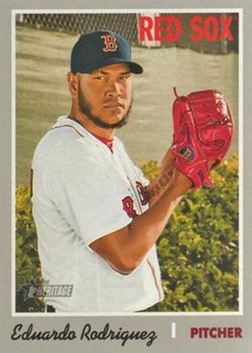 #237 Eduardo Rodriguez - Boston Red Sox - 2019 Topps Heritage Baseball