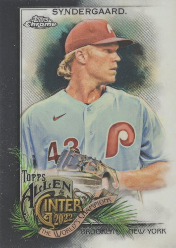 #237 Noah Syndergaard - Philadelphia Phillies - 2022 Topps Allen & Ginter Chrome Baseball