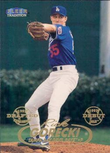 #237 Rick Gorecki - Tampa Bay Devil Rays - 1998 Fleer Tradition Baseball