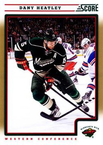 #237 Dany Heatley - Minnesota Wild - 2012-13 Score - Gold Rush Hockey