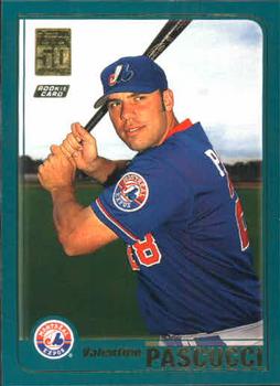 #T237 Valentino Pascucci - Montreal Expos - 2001 Topps Traded & Rookies Baseball
