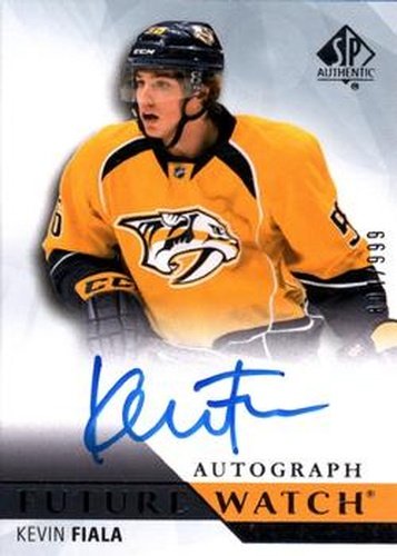 #237 Kevin Fiala - Nashville Predators - 2015-16 SP Authentic Hockey