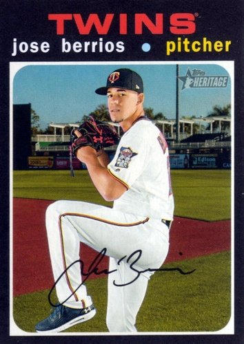 #238 Jose Berrios - Minnesota Twins - 2020 Topps Heritage Baseball