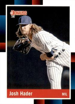 #238 Josh Hader - Milwaukee Brewers - 2022 Donruss Baseball