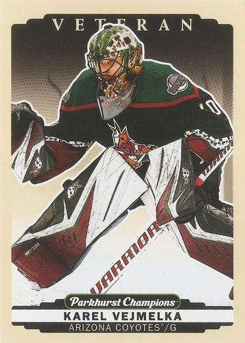 #238 Karel Vejmelka - Arizona Coyotes - 2022-23 Parkhurst Champions Hockey