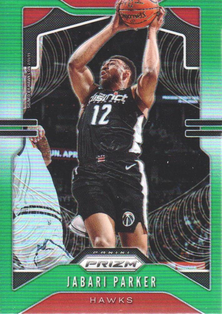 #238 Jabari Parker - Atlanta Hawks - 2019-20 Panini Prizm - Prizms Green Basketball