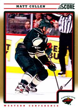 #238 Matt Cullen - Minnesota Wild - 2012-13 Score - Gold Rush Hockey