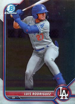 #BCP-238 Luis Rodriguez - Los Angeles Dodgers - 2022 Bowman - Chrome Prospects Baseball