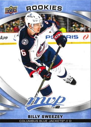#238 Billy Sweezey - Columbus Blue Jackets - 2023-24 Upper Deck MVP - Ice Battles Hockey