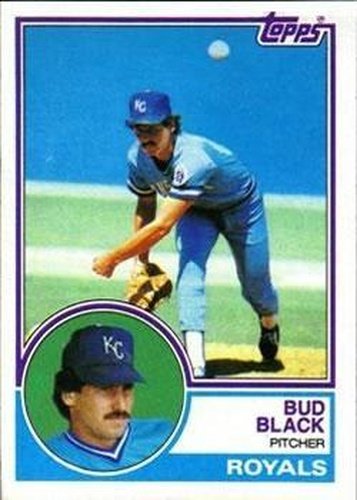 #238 Bud Black - Kansas City Royals - 1983 Topps Baseball