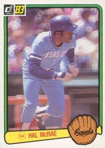 #238 Hal McRae - Kansas City Royals - 1983 Donruss Baseball