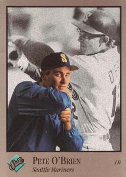 #238 Pete O'Brien - Seattle Mariners - 1992 Studio Baseball