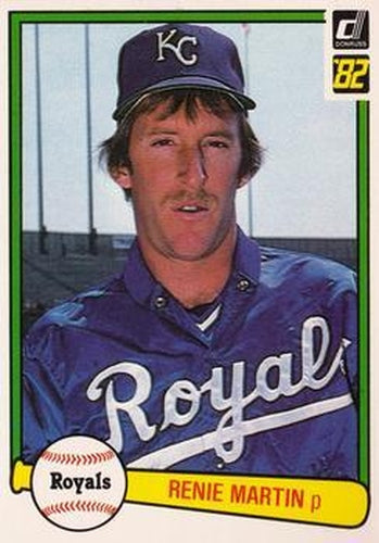 #238 Renie Martin - Kansas City Royals - 1982 Donruss Baseball