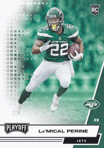 #238 La'Mical Perine - New York Jets - 2020 Panini Playoff Football