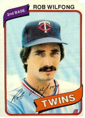 #238 Rob Wilfong - Minnesota Twins - 1980 Topps Baseball