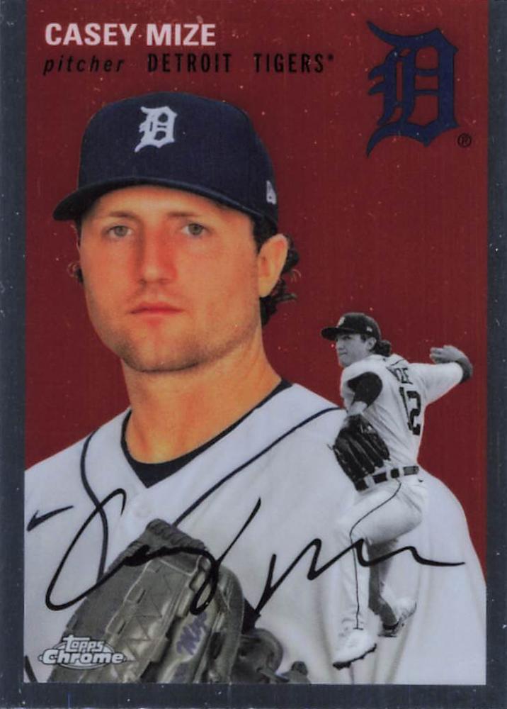 #238 Casey Mize - Detroit Tigers - 2023 Topps Chrome Platinum Anniversary Baseball