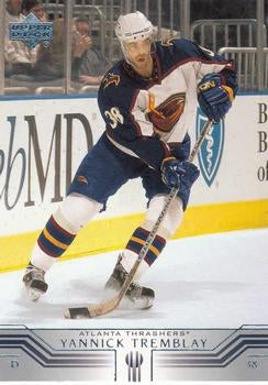 #238 Yannick Tremblay - Atlanta Thrashers - 2001-02 Upper Deck Hockey
