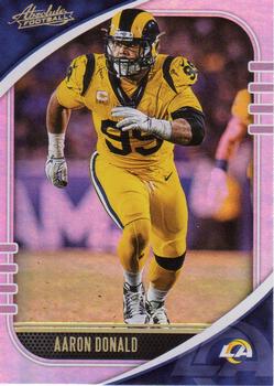 #61 Aaron Donald - Los Angeles Rams - 2020 Panini Absolute Football