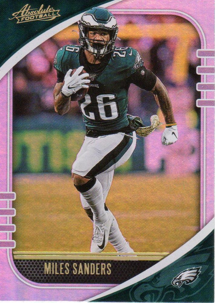 #64 Miles Sanders - Philadelphia Eagles - 2020 Panini Absolute Football
