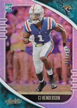 #113 CJ Henderson - Jacksonville Jaguars - 2020 Panini Absolute Football