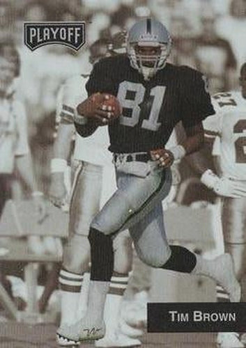 #239 Tim Brown - Los Angeles Raiders - 1993 Playoff Football