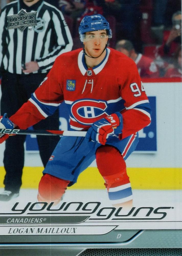 #239 Logan Mailloux - Montreal Canadiens - 2024-25 Upper Deck Hockey