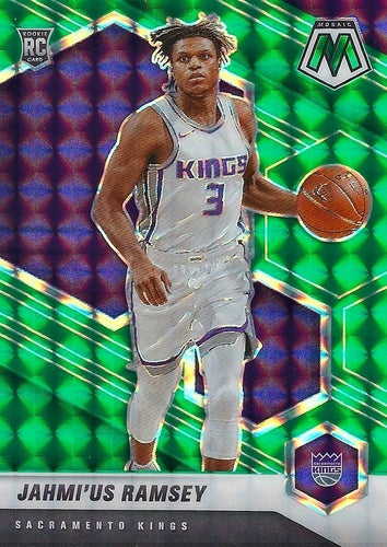 #239 Jahmi'us Ramsey - Sacramento Kings - 2020-21 Panini Mosaic - Mosaic Green Basketball