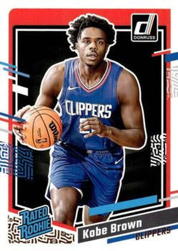 #239 Kobe Brown - Los Angeles Clippers - 2023-24 Donruss Basketball