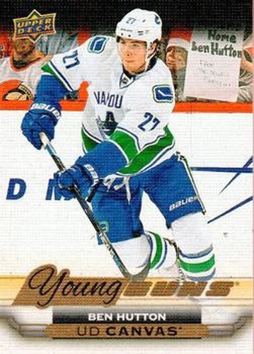 #C239 Ben Hutton - Vancouver Canucks - 2015-16 Upper Deck - UD Canvas Hockey