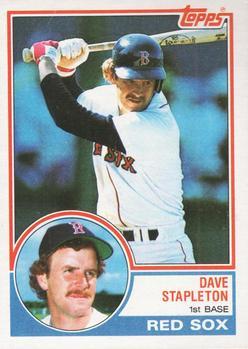 #239 Dave Stapleton - Boston Red Sox - 1983 Topps Baseball