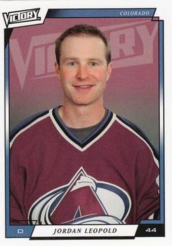 #239 Jordan Leopold - Colorado Avalanche - 2006-07 Upper Deck Victory Update Hockey
