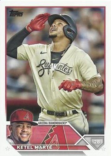#239 Ketel Marte - Arizona Diamondbacks - 2023 Topps Baseball