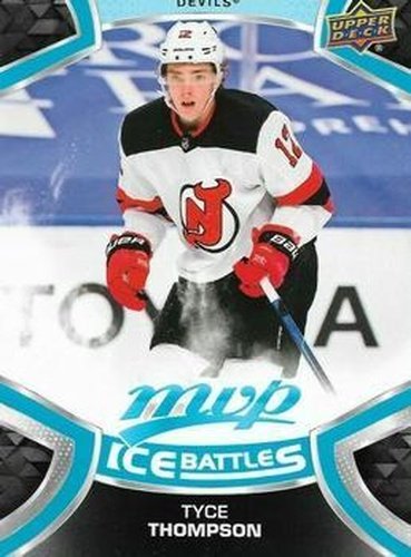 #239 Tyce Thompson - New Jersey Devils - 2021-22 Upper Deck MVP - Ice Battles Hockey