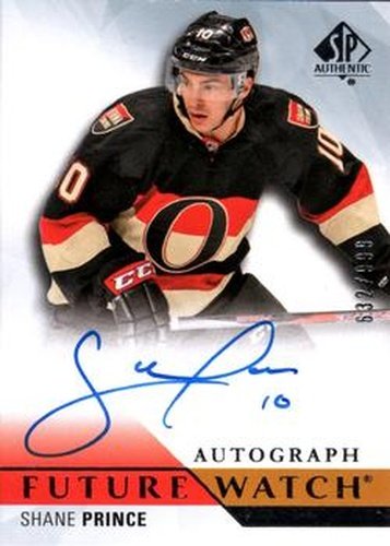 #239 Shane Prince - Ottawa Senators - 2015-16 SP Authentic Hockey