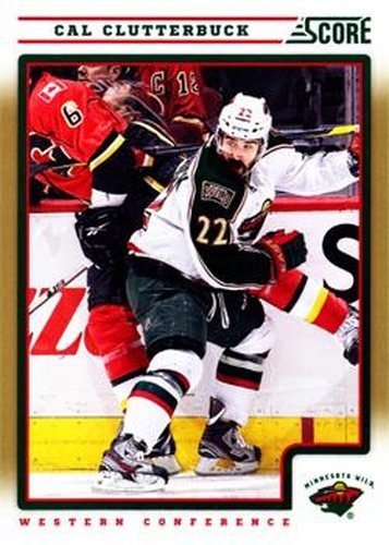 #239 Cal Clutterbuck - Minnesota Wild - 2012-13 Score - Gold Rush Hockey