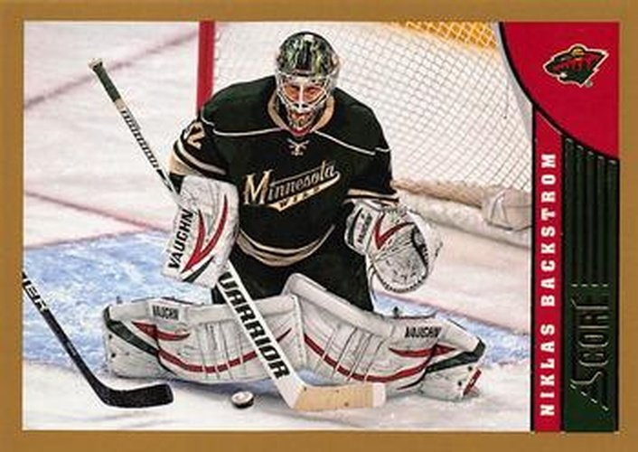 #239 Niklas Backstrom - Minnesota Wild - 2013-14 Score - Gold Hockey