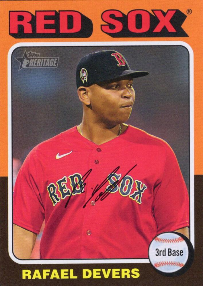 #239b Rafael Devers - Boston Red Sox - 2024 Topps Heritage Baseball