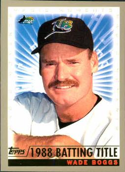 #239b Wade Boggs - Tampa Bay Devil Rays - 2000 Topps Baseball