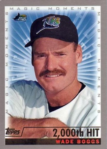 #239c Wade Boggs - Tampa Bay Devil Rays - 2000 Topps Baseball