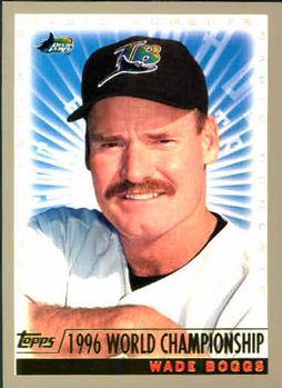 #239d Wade Boggs - Tampa Bay Devil Rays - 2000 Topps Baseball