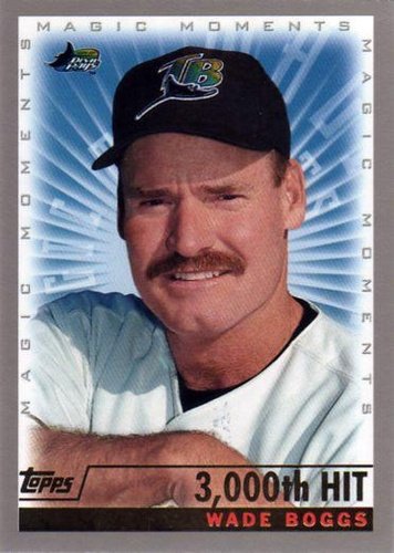 #239e Wade Boggs - Tampa Bay Devil Rays - 2000 Topps Baseball
