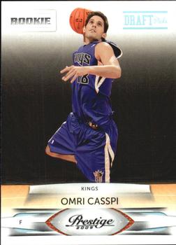 #173 Omri Casspi - Sacramento Kings - 2009-10 Panini Prestige - Draft Picks Light Blue Basketball