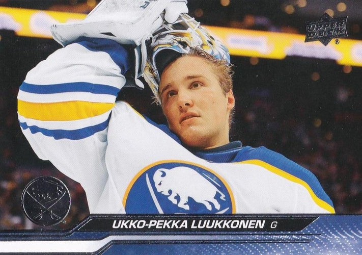 #23 Ukko-Pekka Luukkonen - Buffalo Sabres - 2023-24 Upper Deck Hockey