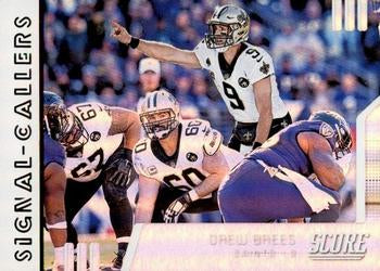 #SC-23 Drew Brees - New Orleans Saints - 2019 Score - Signal-Callers Football
